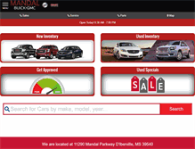 Tablet Screenshot of mandalbuickgmc.com